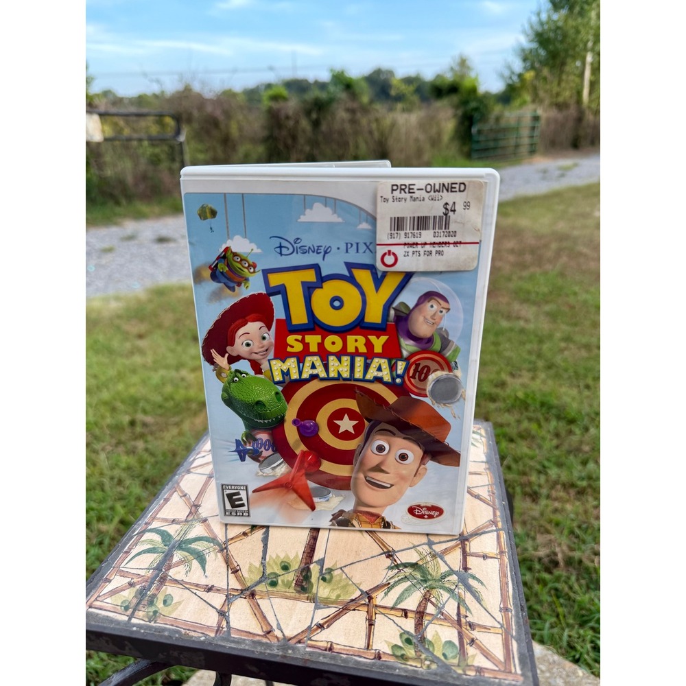Disney Pixar Toy Story Mania Nintendo Wii Video Game Complete With Manual